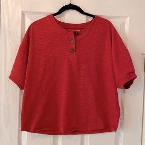 Madewell Short Sleeve Henley-Medium
